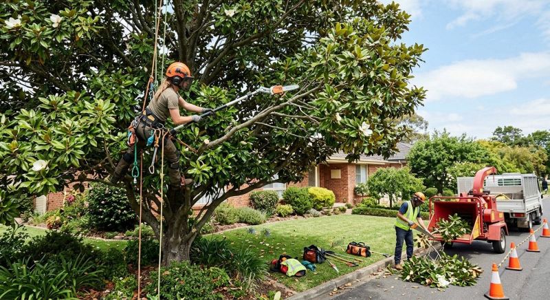 Magnolia Tree Pruning in Doylestown, PA
